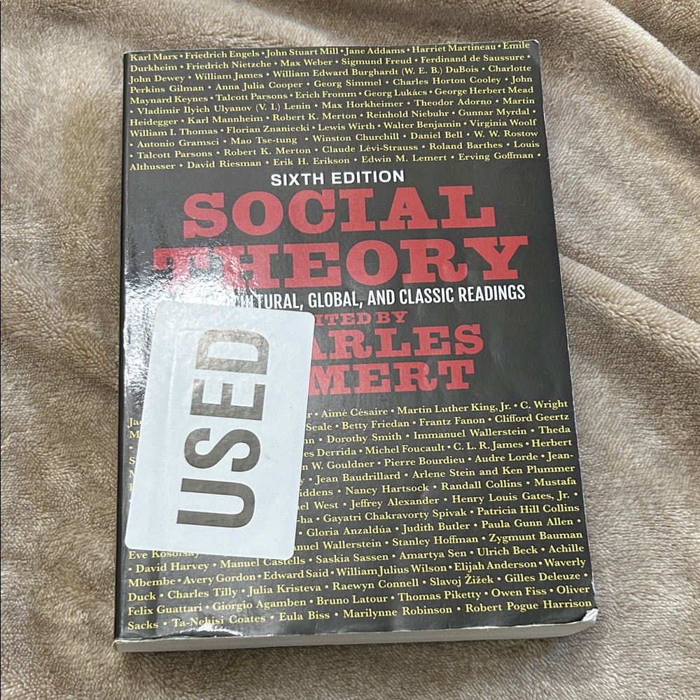 Social Theory Book - Sixth Edition